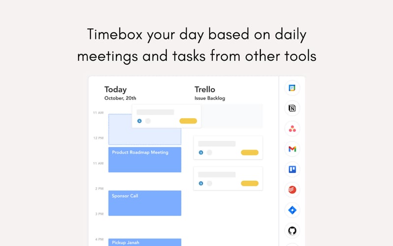 Sunsama screenshot 2