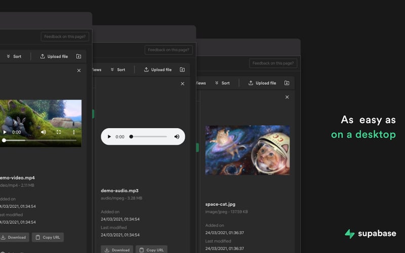 Supabase screenshot 1