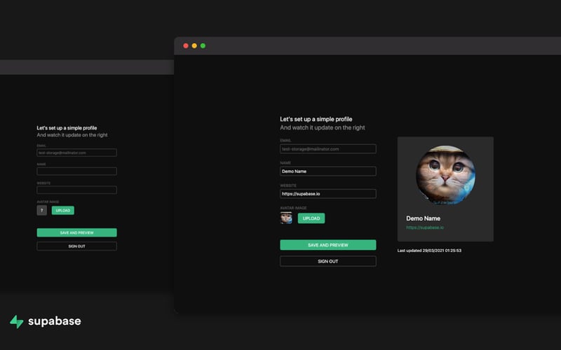 Supabase screenshot 2