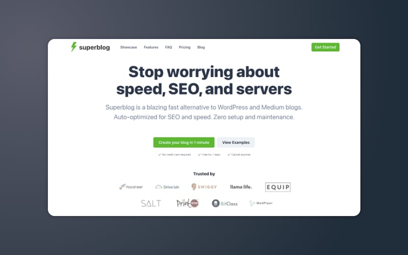 Superblog screenshot 1