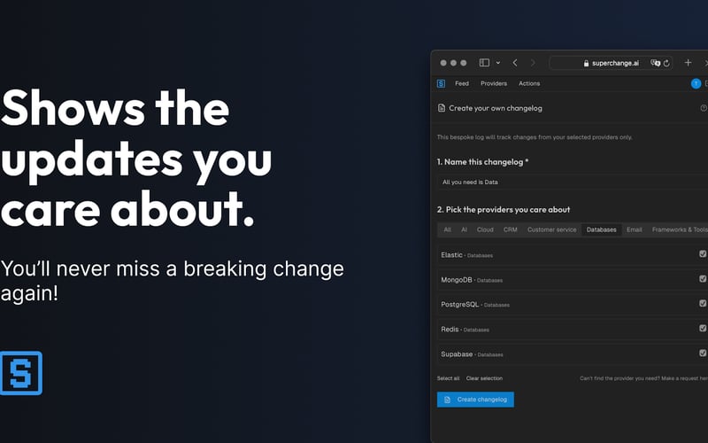 Superchange.ai – AI-native Changelog screenshot 3