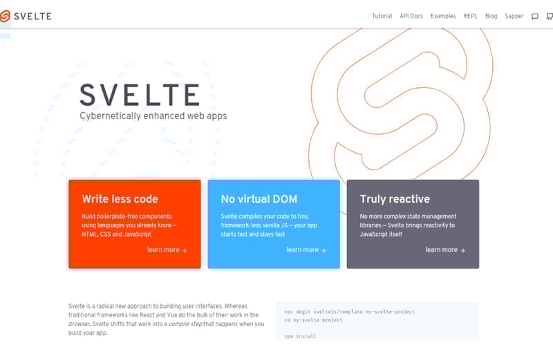 Svelte screenshot 1