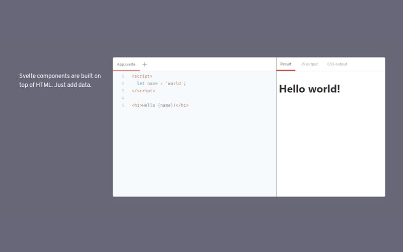 Svelte screenshot 2