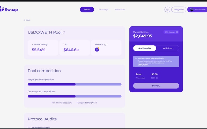 Swaap v2 screenshot 3
