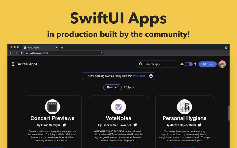 SwiftUI Apps screenshot 1