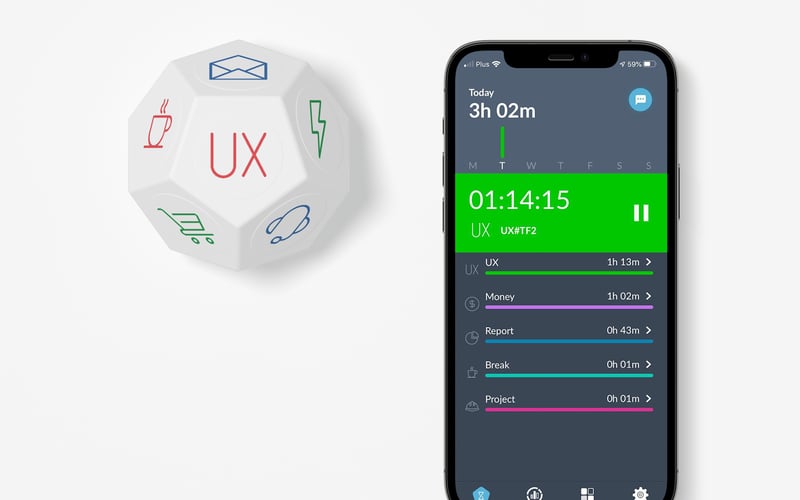 TIMEFLIP2 screenshot 1