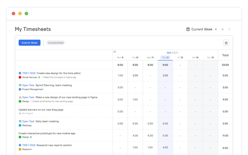 TMetric Time Tracker screenshot 1