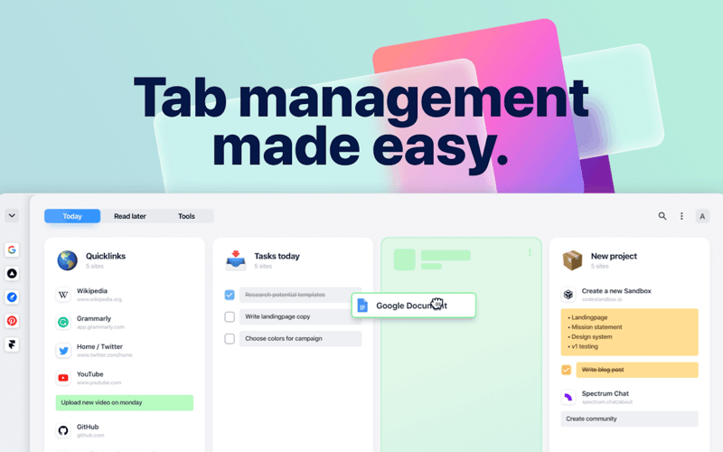 TabExtend screenshot 1