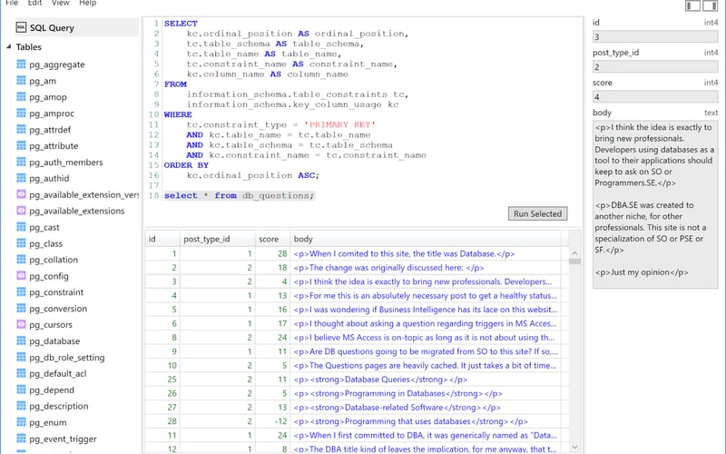 TablePlus screenshot 2