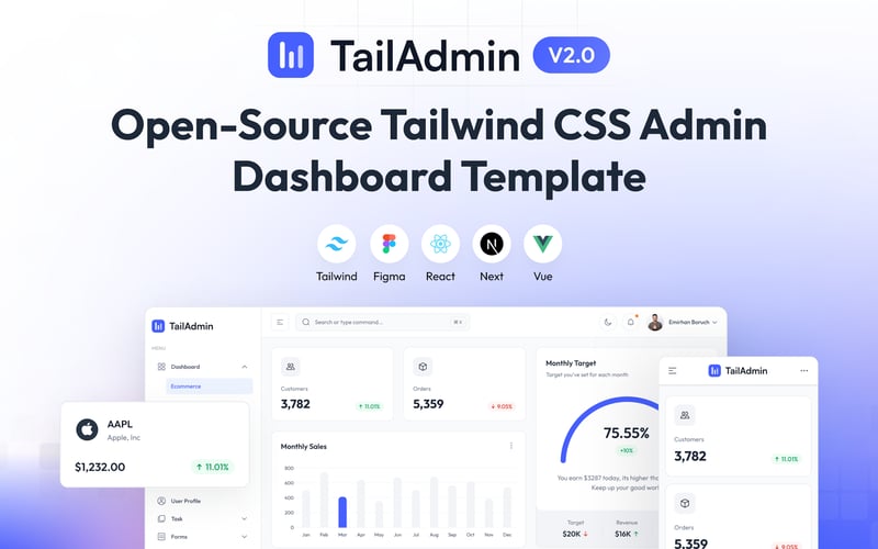 TailAdmin screenshot 1