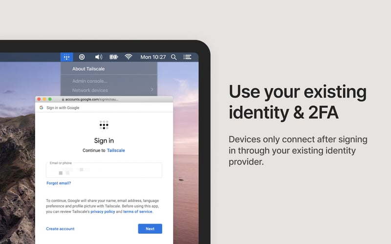 Tailscale screenshot 2