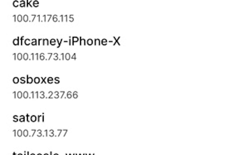 Tailscale screenshot 3