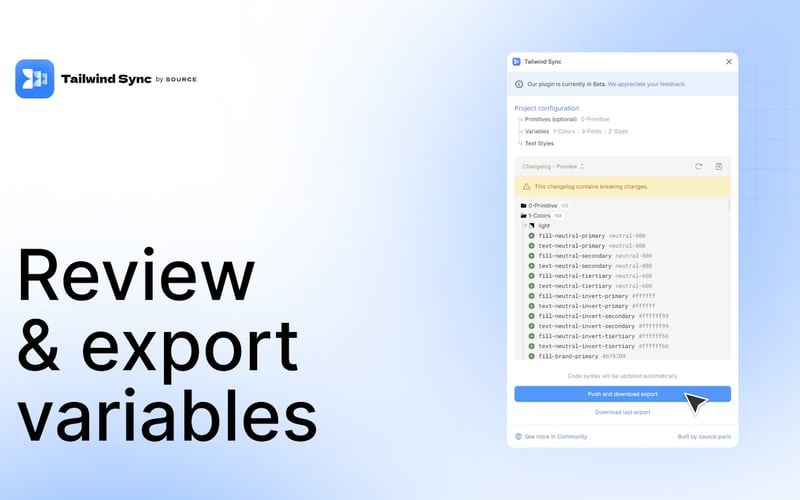 Tailwind Sync screenshot 3