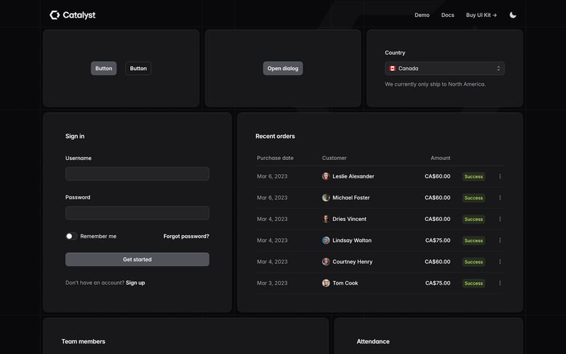Tailwind UI screenshot 3