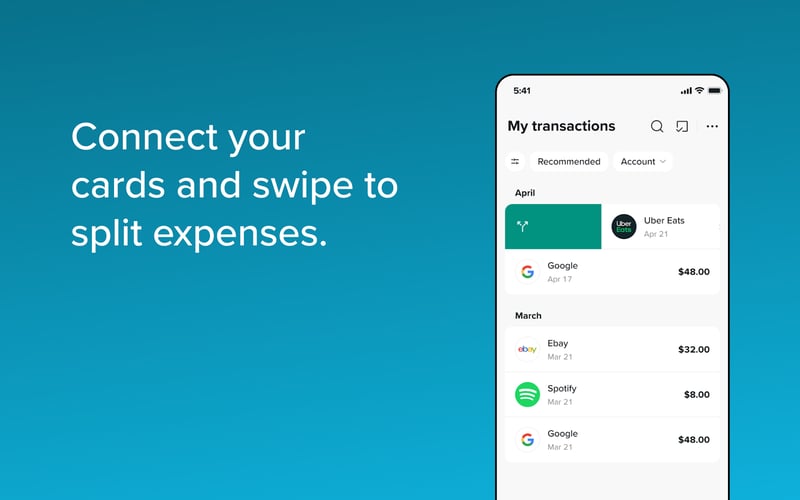 Tandem - Expense Sharing screenshot 2