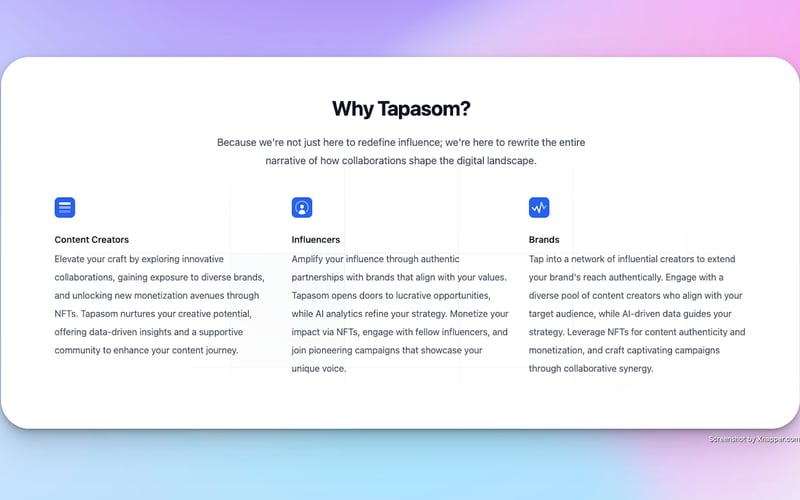 Tapasom screenshot 2