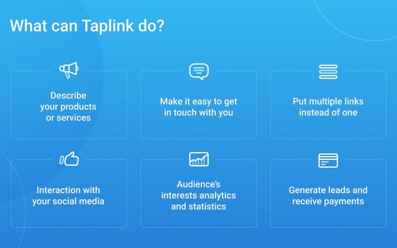 Taplink screenshot 3