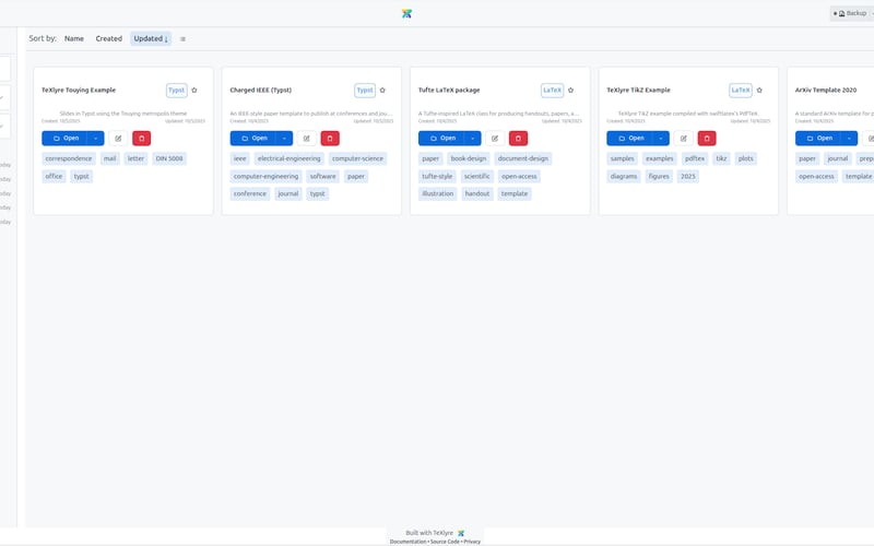 TeXlyre screenshot 3
