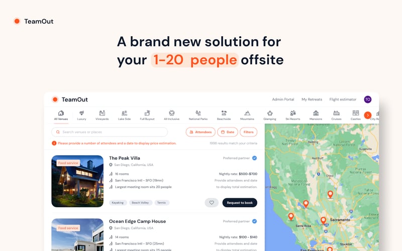 TeamOut screenshot 1