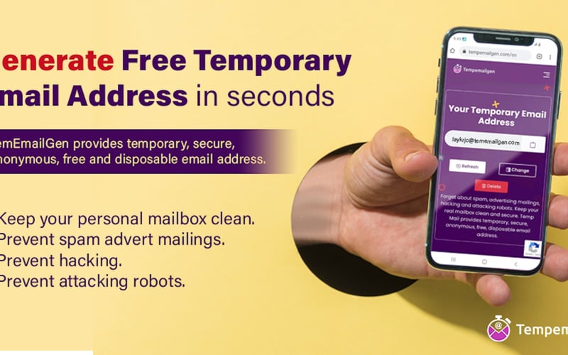 Temp Email Gen - Disposable Email screenshot 1