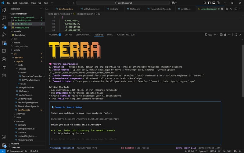 TerraCode CLI screenshot 2