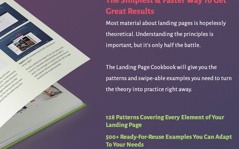 The Landing Page Cookbook screenshot 2