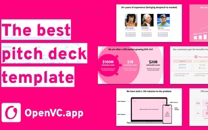 The OpenVC Pitch Deck Template for Free screenshot 1