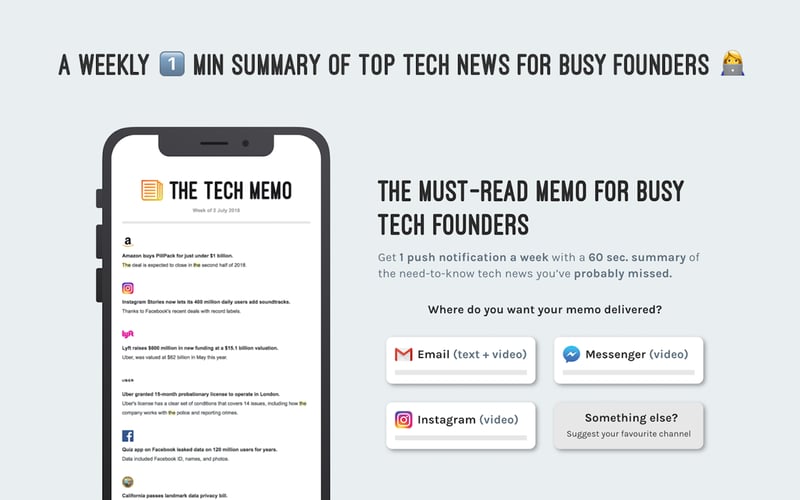 The Tech Memo screenshot 1