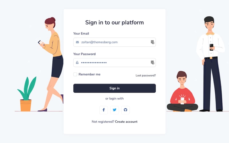 Themesberg screenshot 2