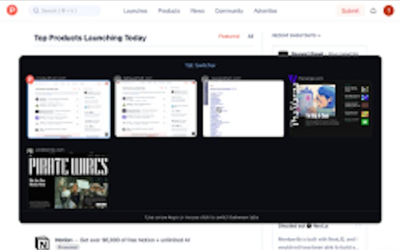 Thinkerer Tab Switcher screenshot 1