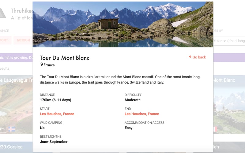 Thruhikes screenshot 3