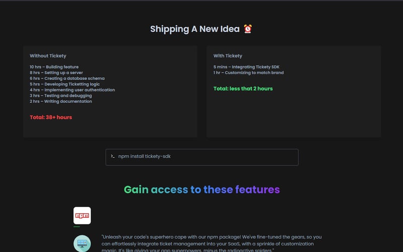 Tickety screenshot 2