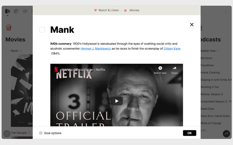 Timestripe screenshot 2