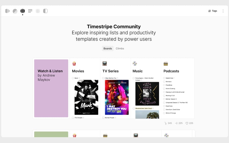 Timestripe screenshot 3