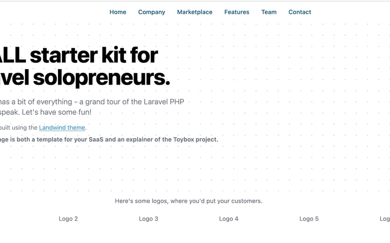 Toybox for Laravel screenshot 1