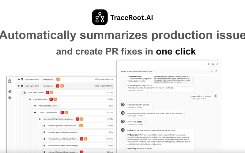 TraceRoot.AI screenshot 1