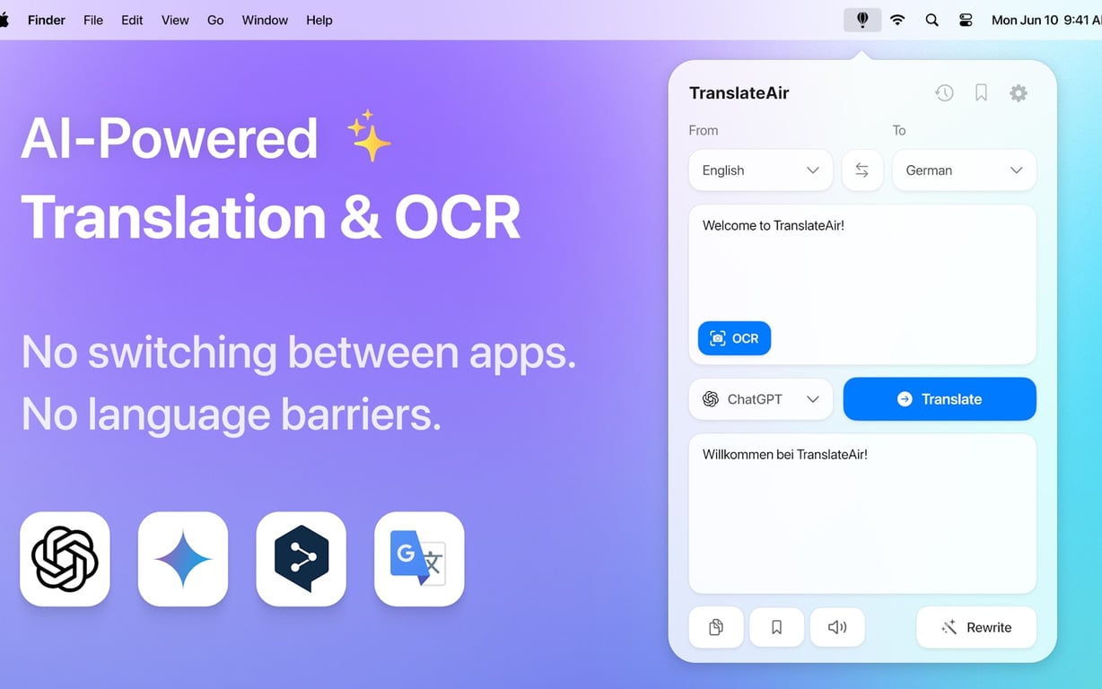 TranslateAir preview