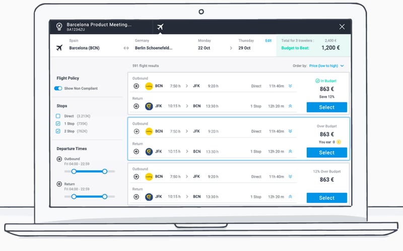 TravelPerk screenshot 1