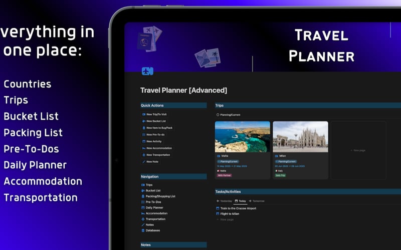 Travel Planner screenshot 2