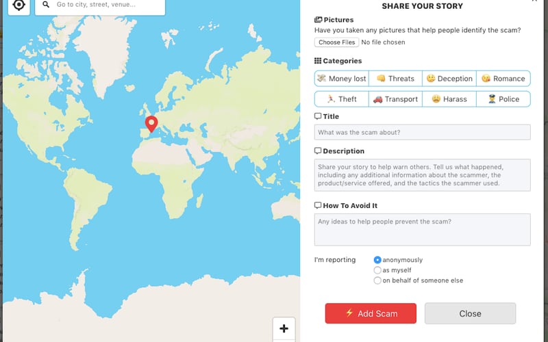 Travel Scams screenshot 3