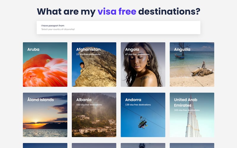 Travel visa free screenshot 1