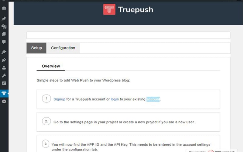 Truepush Wordpress Plugin screenshot 3