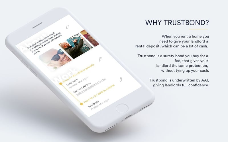 Trustbond screenshot 1