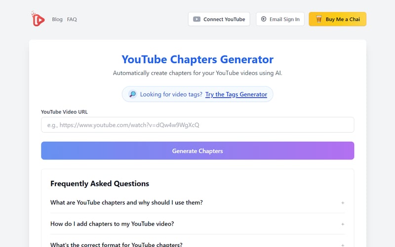 TubeSubs.com screenshot 1