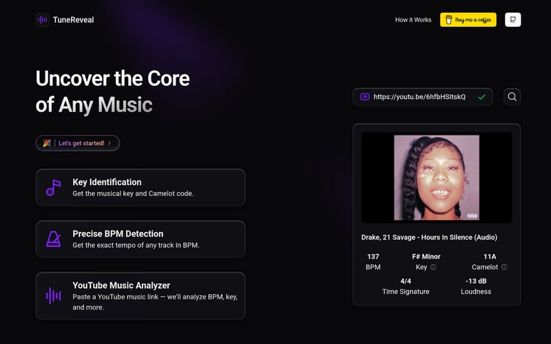 TuneReveal screenshot 1