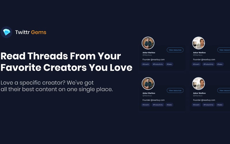 Twittr Gems screenshot 2