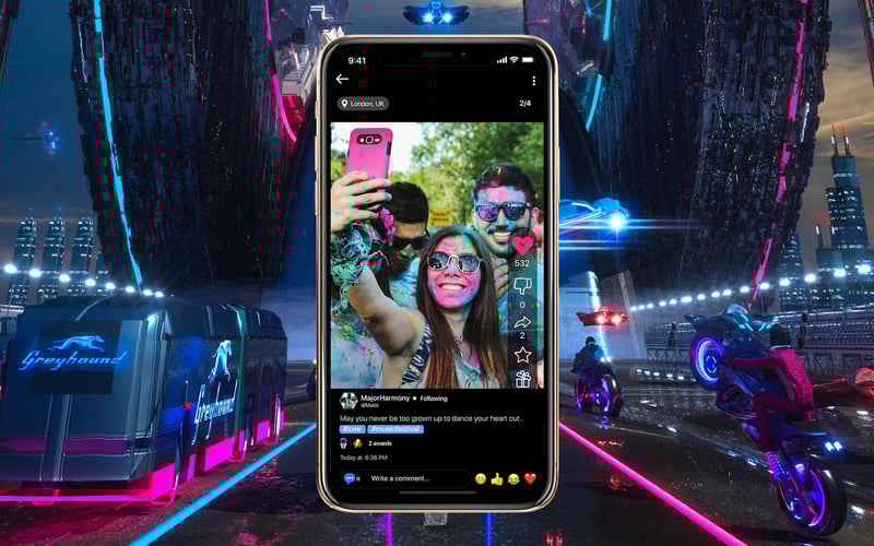 UHive Social Network screenshot 1