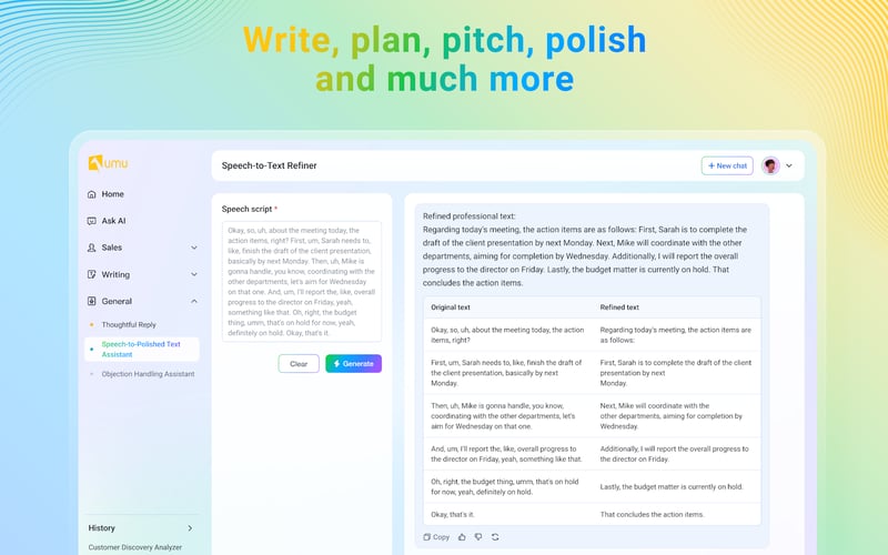 UMU AI Tools screenshot 1