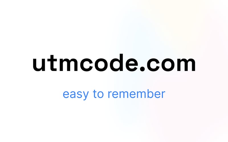 UTM Code Generator screenshot 2
