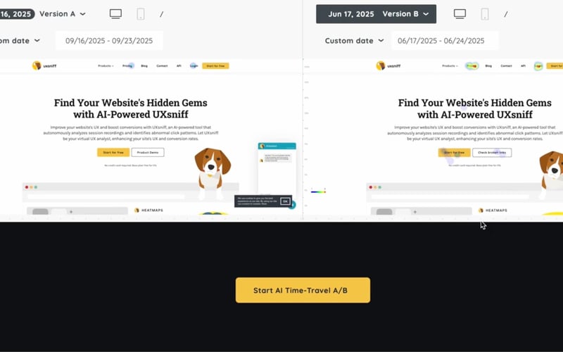 UXsniff screenshot 1